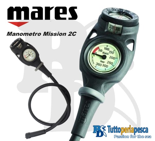 MARES MANOMETRO MISSION 2C